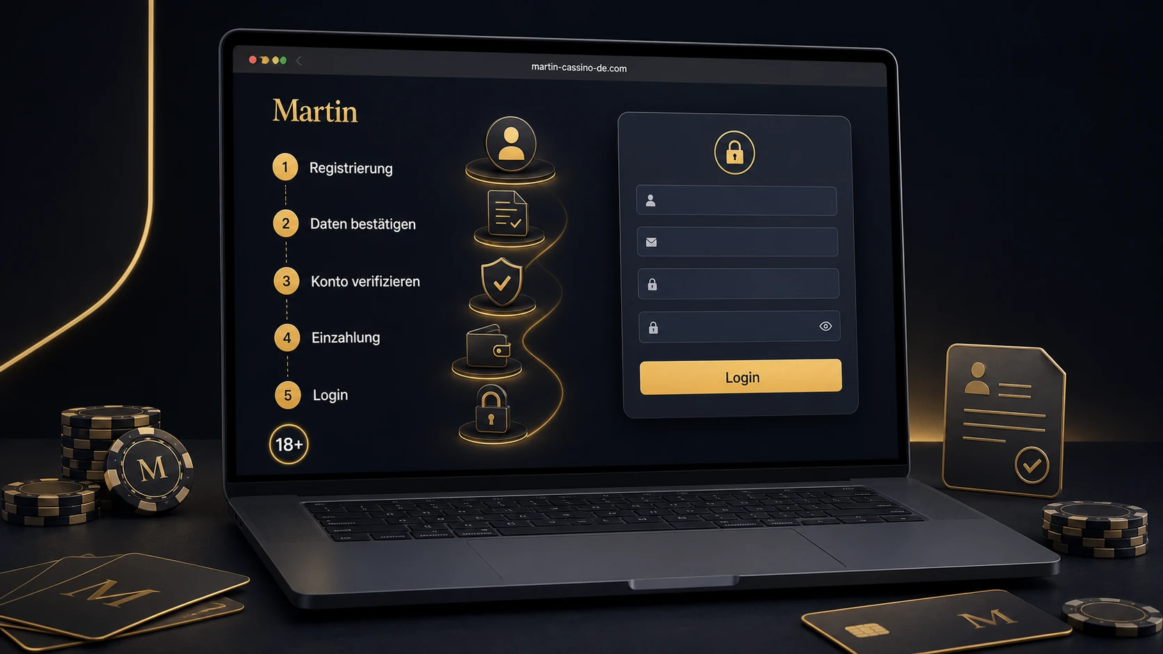 Registrierung und Martin Casino Login